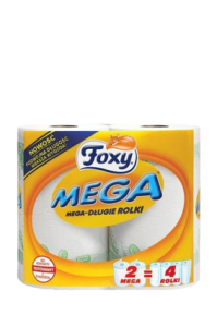 Ręcznik kuchenny FOXY MEGA, bardzo chłonny i wytrzymały 2x 54m 3- warst celuloza