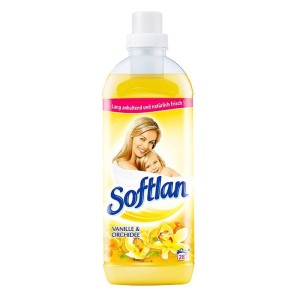 Softlan 1l Vanille & Orchidee  płyn do płukania żółty