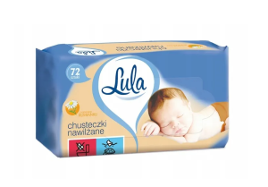Chusteczki nawilżane LULA z  rumiankiem 72szt