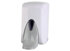 Dozownik na mydło ABS biały łokciowy 500ml