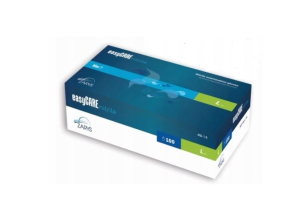 Rękawice nitrylowe niebieskie b/p  L 100szt easyCare
