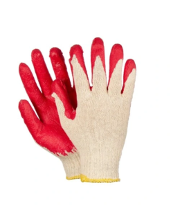 Rękawice bawełniane powlekane gumą- wampirki rozmiar L