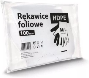 Rękawiczki foliowe 100 szt.
