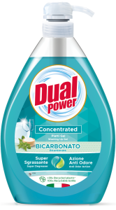 DUAL POWER płyn do naczyń pompka 1l Bicarbonato
