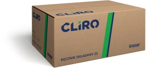 Ręcznik  ZZ CLIRO 91104E szary 1 war. makulatura 20x25 4000 