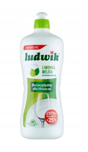 Ludwik płyn do mycia naczyń 900g limonka/ melisa