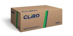 Cliro ręcznik ZZ 4000 zielony 23x23  91134 makulatura 