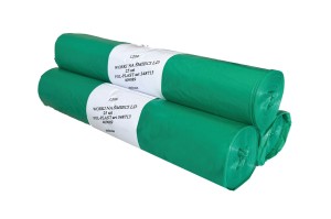Worki na odpady LDPE 120l zielone 25szt
