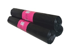 Worki na odpady LDPE 120l  czarne 25szt 18mik