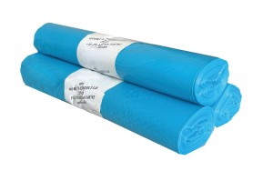 Worki na odpady LDPE 60l niebieskie 25szt