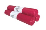 Worki na odpady LDPE 120l czerwone 25szt