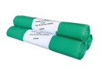 Worki na odpady LDPE 35l zielone 25szt. 