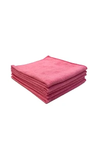 Ścierka z mikrofibry  CleanPRO 374193 40x40cm  czerwona 220 g/m2