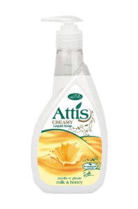 Mydło w płynie Attis 400ml mleko i miód