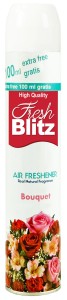 Fresh blitz odświeżacz powietrza spray 400ml Bouquet