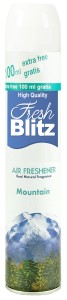 Fresh blitz odświeżacz powietrza spray 400ml Mountain