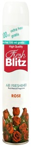 Fresh blitz odświeżacz powietrza spray 400ml Rose 