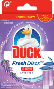Duck Fresh Disc zapas krążki żelowe lawenda (2x36gr) 