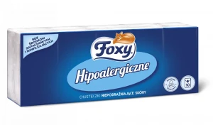 Foxy chusteczki higieniczne  hipoalergiczne 3 warstwy  A'10