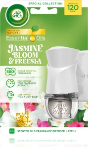 Air Wick elektric urządzenie +zapach 19ml Jaśmin / Frezja 