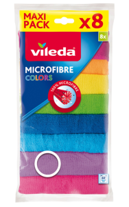 Vileda Ściereczki kolorowe mikrofibra 8szt