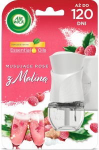 Air Wick elektric urządzeinie +zapach 19ml róża/malina