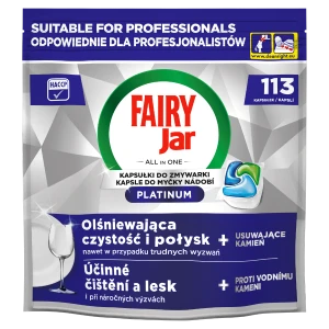 Fairy Professional kapsułki do zmywarki Platinum 113szt