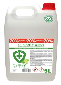 AntyWirus dezynfekcja rąk i powierzchni LEMONGRASS 5L