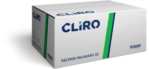 Cliro ręcznik papierowy ZZ biały75% 4000szt  1 warstwa 20x21cm  91725D