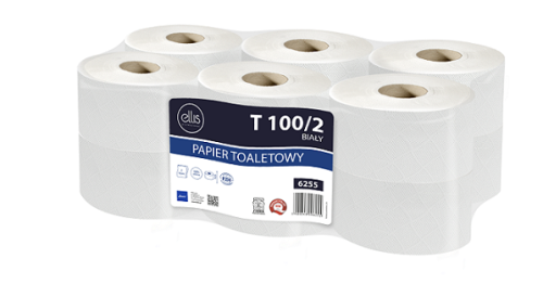 Papier toaletowy LAMIX T100/2 6255