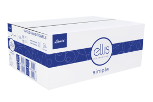 LAMIX Ellis Ręcznik  ZZ SIMPLE, biały, 2 warstwowy, 3000 listków, 2837