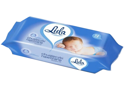 Chusteczki nawilżane LULA 72 szt. z pantenolem