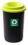 Kosz na śmieci 50L EKO BIN zielony-szkło
