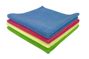 Ścierka z mikrofibry 40x40 zielona 320 g/m2 388332