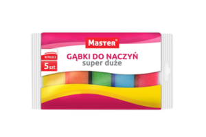 Zmywak , gąbka do naczyń 5 szt. duża