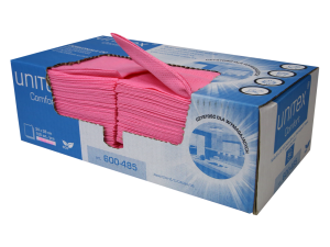 UNITEX Comfort ścierka różowa wiskoza 100szt.