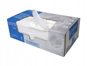 UNITEX Comfort Ścierka biała wiskoza 100szt.