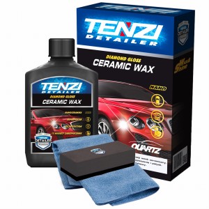 DETAILER Ceramic Wax 0,3l + aplikator+ mikrofibra woskowanie auta wosk samochodowy