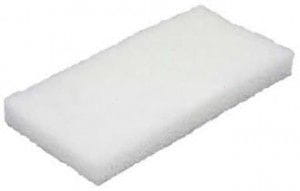 Pad prostokątny 25x11 biały