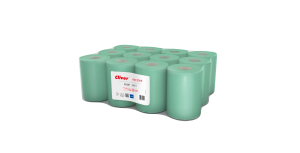 Cliver ręcznik w roli zielony 65m 1 warstwowy 5975  