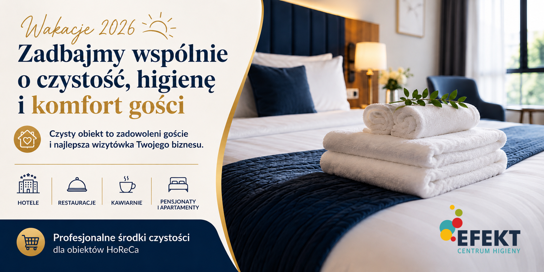 Wakacje 2026 – zadbajmy o czystość, higienę i komfort gości