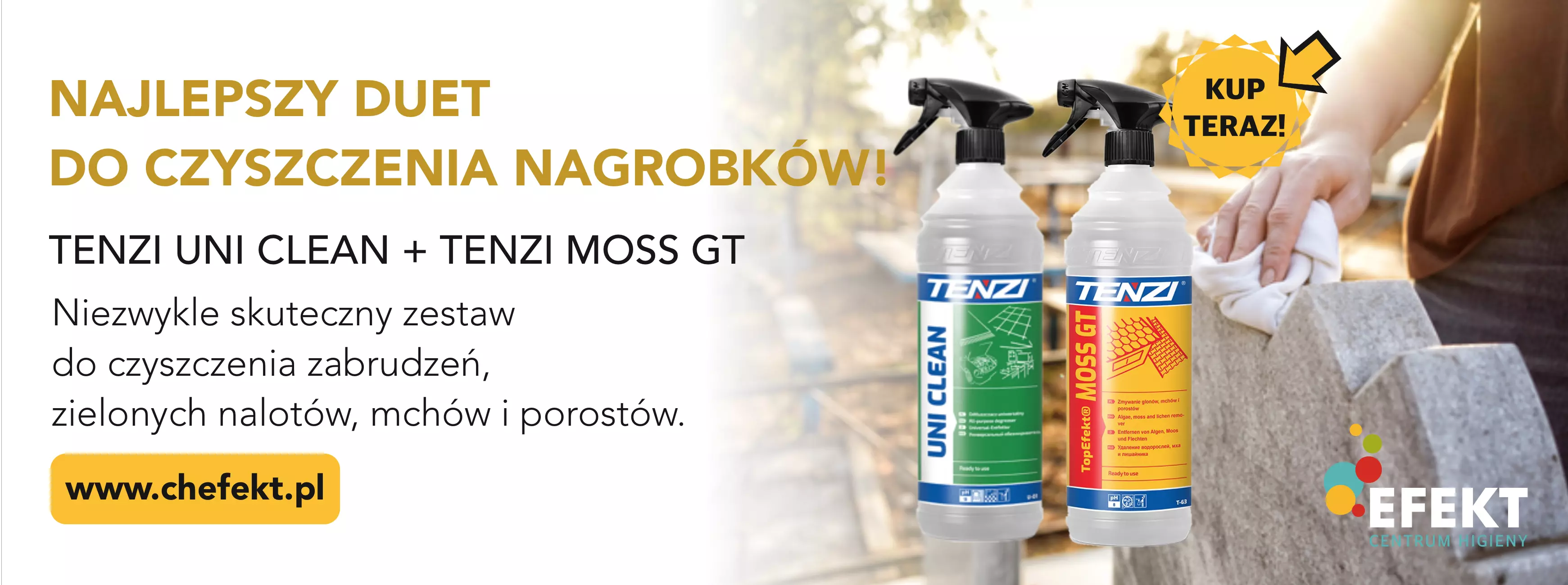 NAJLEPSZY DUET DO CZYSZCZENIA NAGROBKÓW